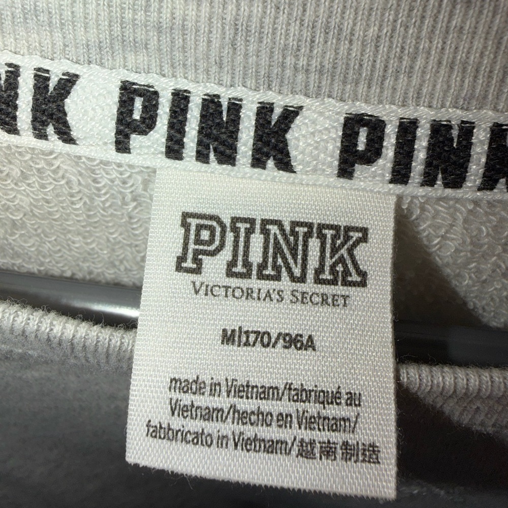 PINK Victoria's Secret cropped crewneck sweatshirt - Picture 2 of 2
